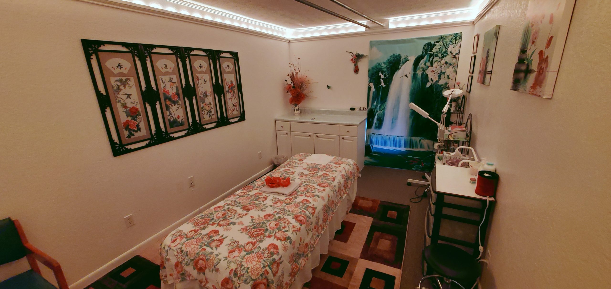 Facial room at Milton Massage