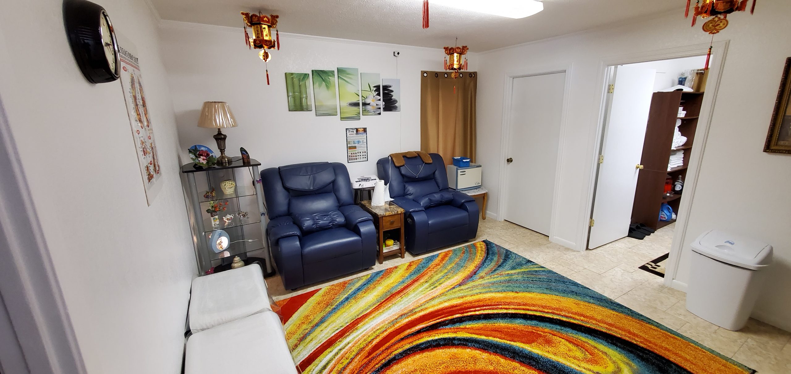 Reflexology room at Milton Massage